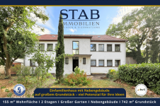 Hauptbild Einfamilienhaus mit Nebengebäude auf großem Grundstück - viel Potenzial für Ihre Ideen in Hanau