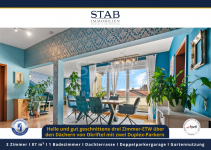 Hauptbild Licht, Luft & Raum für Paare: 3-Zimmer-Wohnung mit Dachterrasse & 2 Stellplätzen